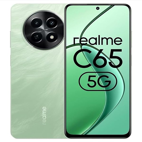 Buy Realme C65 5G 6 GB RAM 128 GB Feather Green Mobile Phone - Vasanth and Co